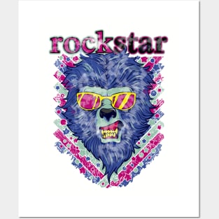 This rockstar is a beast Posters and Art